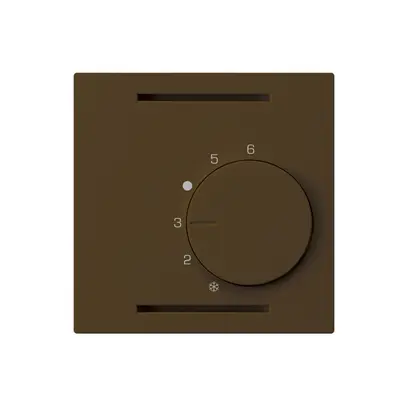 Termostato ambiente INC kallysto marrone senza interruttore 