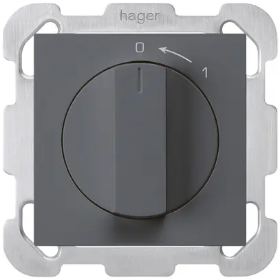 Contact pivotant ENC 0<-1/1L anthracite kallysto avec manette 