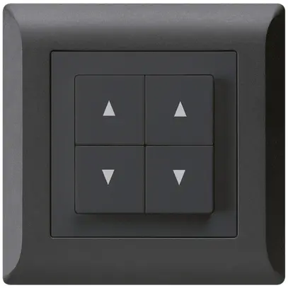 Contact pour stores ENC kallysto.line noir avec 4 touches 