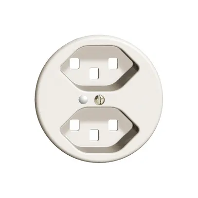 Disque frontal FH 2×T23 blanc Ø58mm, lentille, 