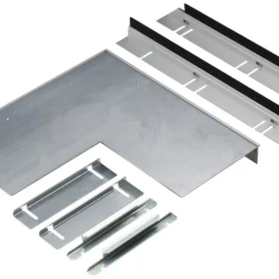 Angle plat Hager brosse/LED/intérieur pour BKB 85×250mm 