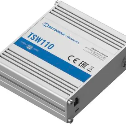 Teltonika TSW110 Industrie Switch für Din-Rail Montage 
