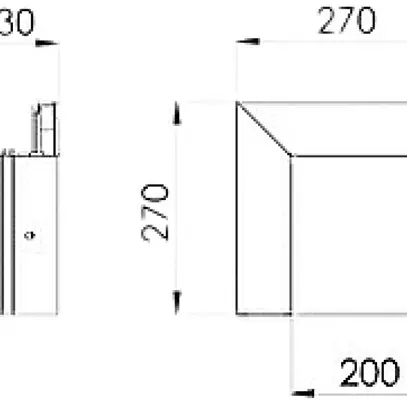 Angle extérieur Bettermann GKH 70×130mm sans halogènes blanc pur 