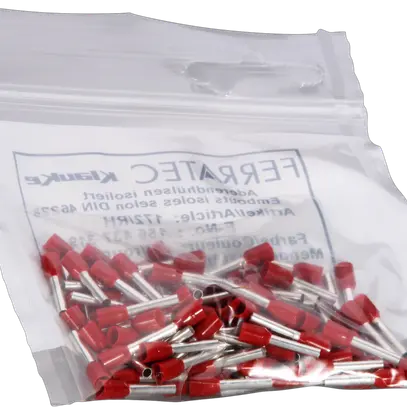 Embout de câble type A isolé 1.5mm²/10mm rouge 