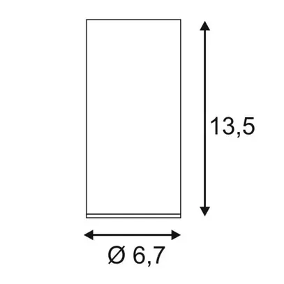 Plafonnier SLV ENOLA_B CL-1, GU10 35W IP20 noir mat 