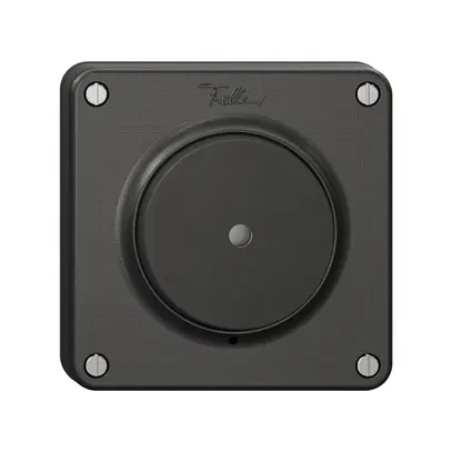 Interrupteur à poussoir lumineux NEVO N.CO lentille frontale LED jaune S3/1L no 