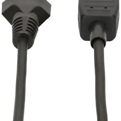 Câble d'appareil MAX HAURI Gd 3×1mm² 2m noir fiche T12/C15 