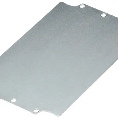 Placca di montaggio Weidmüller POK MOPL 234×384×1.5mm lamiera d'acciaio zincato 