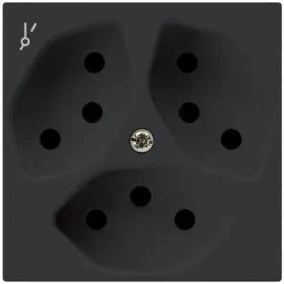 Prise ENC kallysto 3×T13/1S noir 