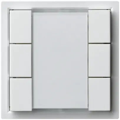 Pulsante multifunzionale INC KNX kallysto sestuplo bianco 