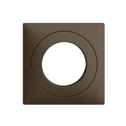 Kit frontal EDIZIOdue coffee 60×60mm pour interrupteur à clé 