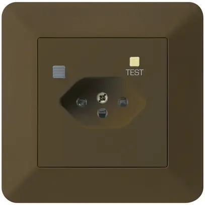 Presa INC KTR T13 FI 30mA marrone 