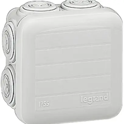 AP-Abzweigdose PLEXO 65×65mm leer grau 