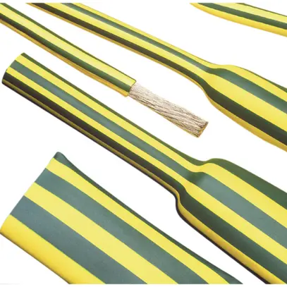 Guaine retrattile DCPT 38mm verde/giallo 