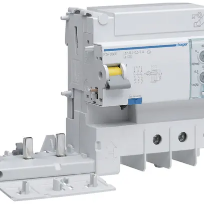 Bloc différentiel Hager 3pôles 230…400V 0.3…1A A 125A 