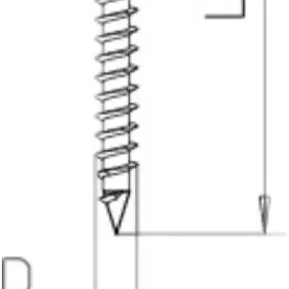 Vis pour panneau aggloméré à tête ronde Bettermann T-Drive 4.5×30mm zinguée 