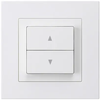Interrupteur pour stores ENC kallysto.pro 2 touches blanc bornes enfichables 