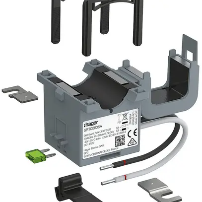 Trasformatore di corrente Hager SRT00635A SC1 063/5A 0.7VA classe 3 