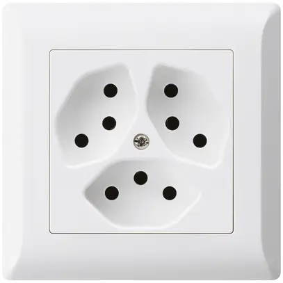 Prise ENC kallysto.line 3×T13 blanc 