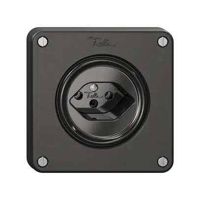 Prise NEVO, 1×T13, noir 