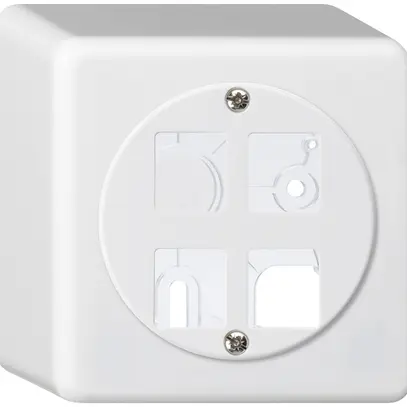 Kit de montage AP HMS basico pour 4 modules blanc 