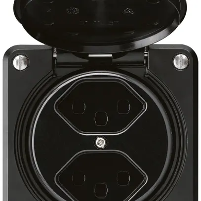 Presa INC robusto 2×tipo 23 nero 