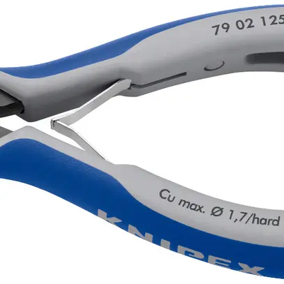 Seitenschneider KNIPEX 125mm, 64HRC, Ø0.2…1.7mm/Ø0.8mm 