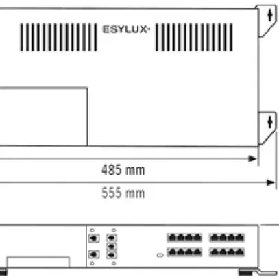 Controllo dell'illuminazione ESYLUX ELC SmartDriver-2, DALI, IR, 8 volte 