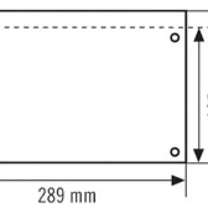 Plaque avec pictogramme ESYLUX SLC, flèche vers le bas 