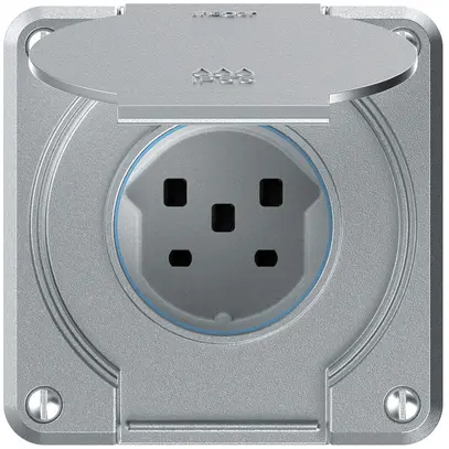 Prise ENC robusto 1×type 25 IP55 aluminium 