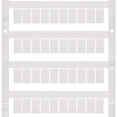 Marqueur de borne Weidmüller MultiFit 10×6mm Phoenix/Wieland/Legrand PA66 blanc 