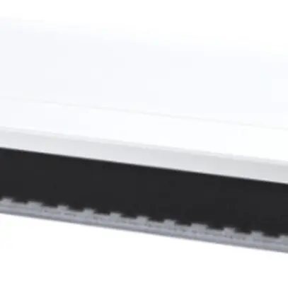 Scatola AP, 1UA, montaggio a parete, per 1 pannello, raccordi di cavi, bianco 