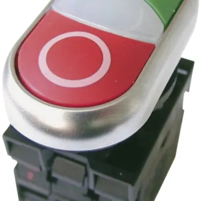 Contact double INC ETN LED 1F 1O rouge/vert 