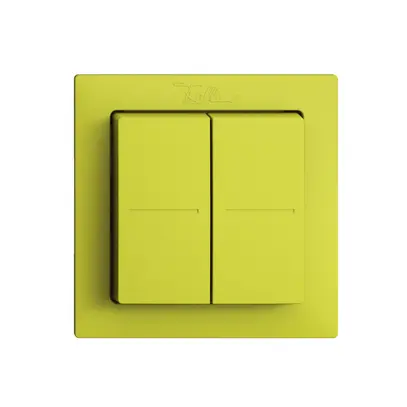 Poussoir RF Smart Light Control Feller EDIZIOdue F, Philips Hue 4K/2T, lemon 