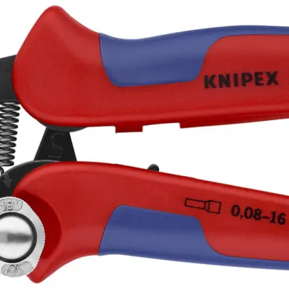 Pinza di serraggio KNIPEX auto-regolante per capicorda 180mm 0.08…16mm² 