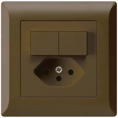 Combinazione INC 2×A-R/1P+T13 kallysto.line marrone 