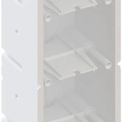 Scatola per parete cava AGRO 4×1 850°C con staffe, M20/25, bianco 