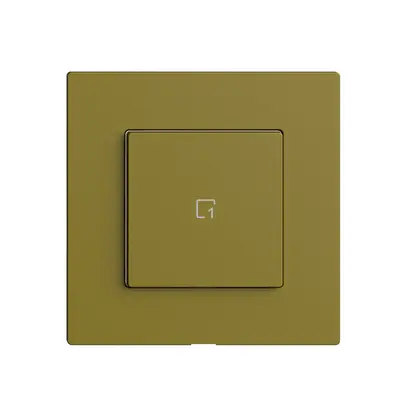 Bedienaufsatz zu Szenentaster 1 Szene/1T Edue Wiser olive 