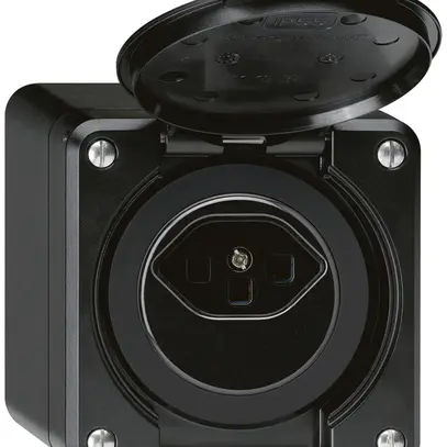 Presa AP robusto tipo 23 nero 