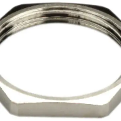 Gegenmutter Weidmüller SKMU M20, 3mm Messing, vernickelt 