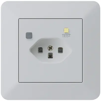 Presa INC KTR T23 FI 30mA grigio chiaro 