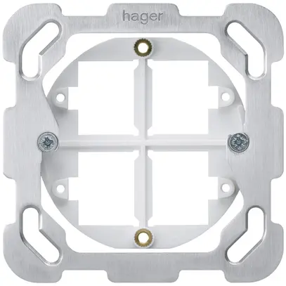 Anneau de support Hager HMS F pour 4 modules 