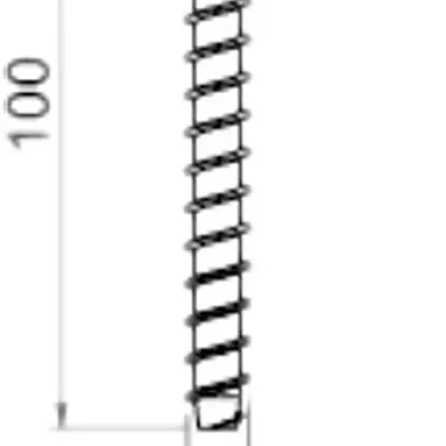 Brandschutzschraubanker Bettermann SW 13 10×100mm Stahl galvanisch verzinkt 