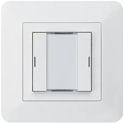 Poussoir ENC kallysto.trend KNX 2×LED RGB s/e-link blanc 