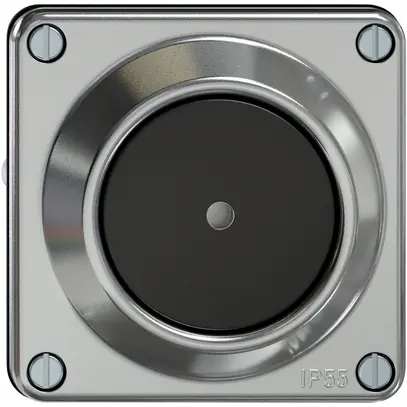 Interruttore a pulsante luminoso ELEMENT sch 3/1L 16A 250V LED alluminio 