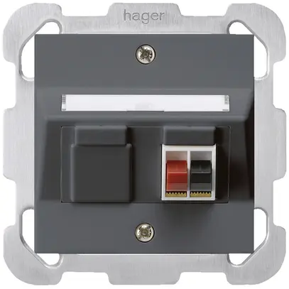 UP-Audiodose kallysto 1×an Klemmanschluss für 1 Lautsprecher Befestigungsplatte 