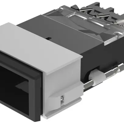 Drucktaste EAO03 Rast Sprungschaltele.1×Umschalter Schraubanschlu.24×48mm Silber 