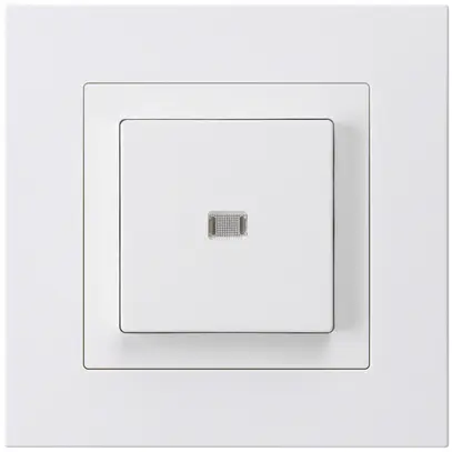 Pulsante luminoso INC kallysto.pro A-R/2P bianco 