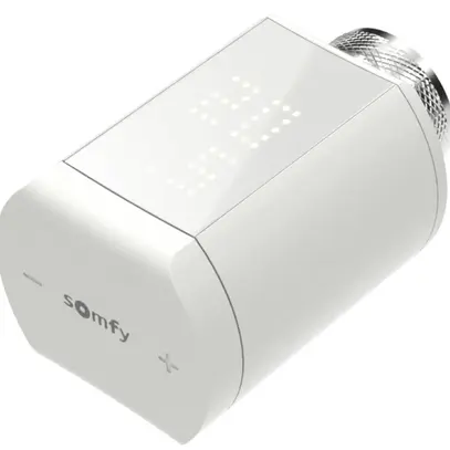 Attuatore RF Somfy TaHoma io, a batteria, M28/M30×1.5, bianco 