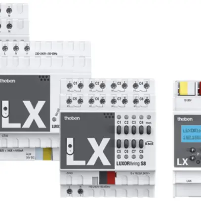 Pacchetto KNX Theben LUXORliving "illuminazione" 